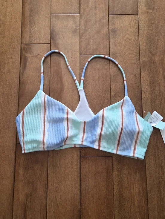 🆕️ Body Glove Striped Blue & Mint Women’s Bikini Set Size XL - Picture 5 of 12